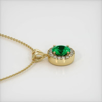 Emerald Pendant 0.85 Ct., 18K Yellow Gold Preview