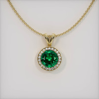 Emerald Pendant 2.87 Ct., 18K Yellow Gold Preview
