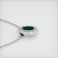 3.11 Ct. Emerald Pendant, Platinum 950 3