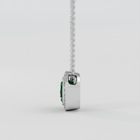 2.18 Ct. Emerald Pendant, Platinum 950 3