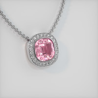 2.07 Ct. Sapphire Pendant, Platinum 950 2