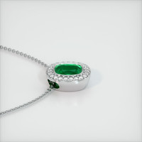 Emerald Pendant 0.79 Ct., 18K White Gold Preview