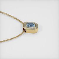 1.58 Ct. Sapphire Pendant, 14K Yellow Gold 3