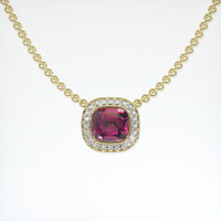 1.19 Ct. Gemstone Pendant, 14K Yellow Gold 1