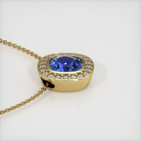 0.69 Ct. Sapphire Pendant, 18K Yellow Gold 3