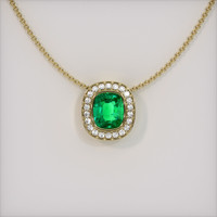 Emerald Pendant 0.79 Ct. 18K Yellow Gold Preview