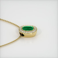 Emerald Pendant 0.79 Ct. 18K Yellow Gold Preview