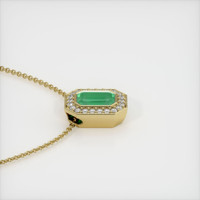 Emerald Pendant 0.75 Ct., 18K Yellow Gold Preview