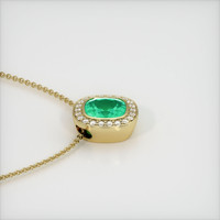 Emerald Pendant 2.10 Ct. 18K Yellow Gold Preview
