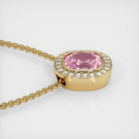 2.07 Ct. Sapphire Pendant, 18K Yellow Gold 3