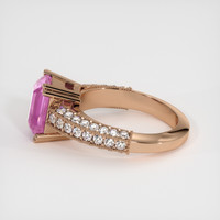 3.03 Ct. Sapphire Ring, 14K Rose Gold 4