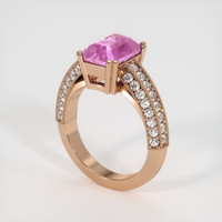 3.03 Ct. Sapphire Ring, 18K Rose Gold 2