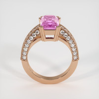 3.03 Ct. Sapphire Ring, 18K Rose Gold 3