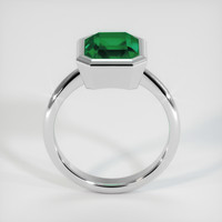 3.16 Ct. Emerald Ring, Platinum 950 3