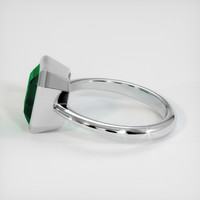 3.16 Ct. Emerald Ring, Platinum 950 4