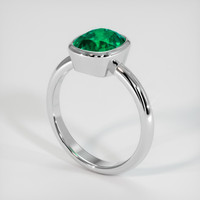 1.90 Ct. Emerald Ring, Platinum 950 2