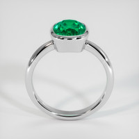 1.90 Ct. Emerald Ring, Platinum 950 3