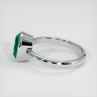 1.90 Ct. Emerald Ring, Platinum 950 4