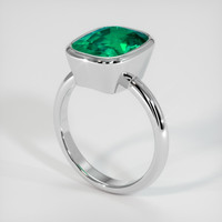 4.49 Ct. Emerald Ring, Platinum 950 2