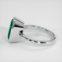 4.49 Ct. Emerald Ring, Platinum 950 4