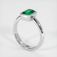 Men's Emerald Ring 1.32 Ct., Platinum 950 Preview