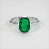 1.84 Ct. Emerald Ring, Platinum 950 1