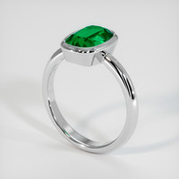 1.84 Ct. Emerald Ring, Platinum 950 2