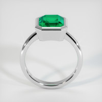 2.93 Ct. Emerald Ring, Platinum 950 3