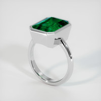 4.71 Ct. Emerald   Ring, Platinum 950 2