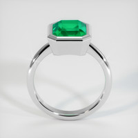 2.82 Ct. Emerald Ring, Platinum 950 3