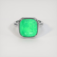 5.70 Ct. Emerald Ring, Platinum 950 1