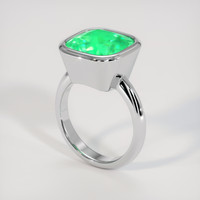 5.70 Ct. Emerald Ring, Platinum 950 2