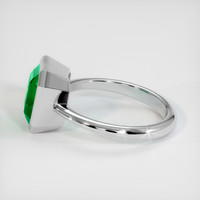 2.96 Ct. Emerald Ring, Platinum 950 4