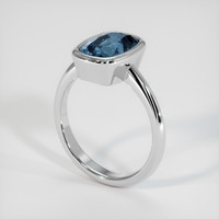 2.82 Ct. Gemstone Ring, Platinum 950 2