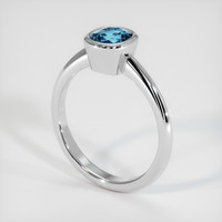 1.85 Ct. Gemstone Ring, Platinum 950 2