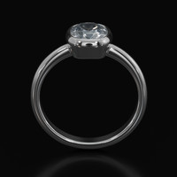 1.18 Ct. Gemstone Ring, Platinum 950 3