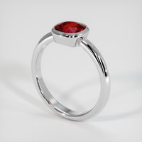 1.31 Ct. Ruby Ring, Platinum 950 2