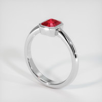 1.06 Ct. Ruby   Ring, Platinum 950 2