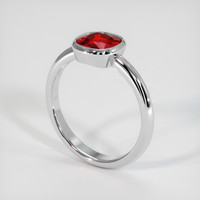 1.50 Ct. Ruby Ring, Platinum 950 2