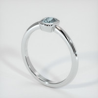 0.55 Ct. Sapphire Ring, Platinum 950 2