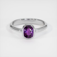 0.82 Ct. Sapphire Ring, Platinum 950 1