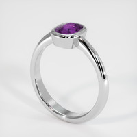 0.82 Ct. Sapphire Ring, Platinum 950 2