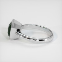 3.66 Ct. Green Sapphire Ring, Platinum 950 4