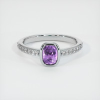 0.87 Ct. Sapphire Ring, Platinum 950 1