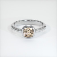 0.74 Ct. Sapphire Ring, Platinum 950 1