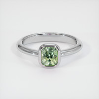 1.06 Ct. Sapphire Ring, Platinum 950 1