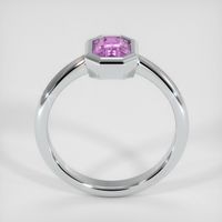 0.69 Ct. Purplish Pink Sapphire Ring, Platinum 950 3