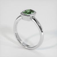 0.99 Ct. Green Sapphire Ring, Platinum 950 2