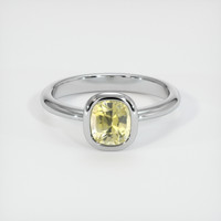1.48 Ct. Sapphire Ring, Platinum 950 1