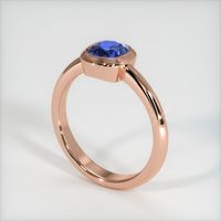 0.69 Ct. Sapphire Ring, 14K Rose Gold 2